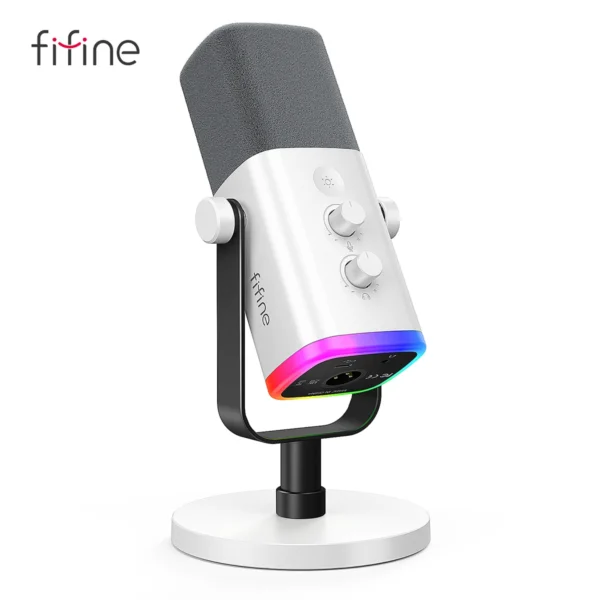 Microfone Fifine dinâmico USB